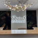 Reception desk at Optim8 Health and Wellness